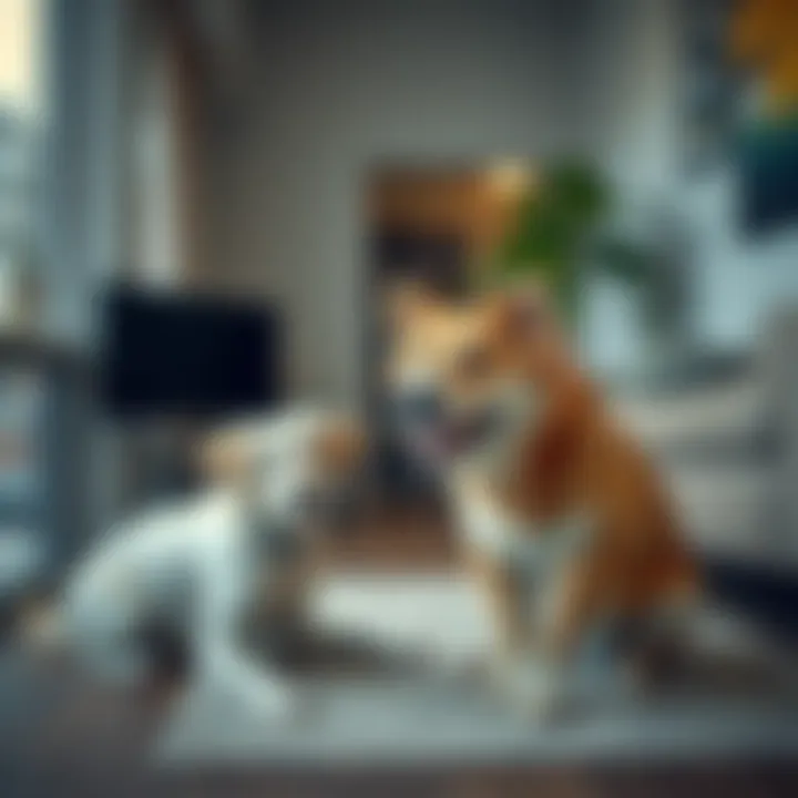 Socializing dogs in an apartment setting