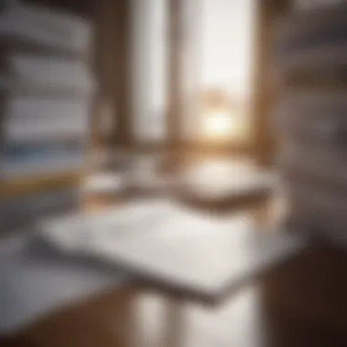An organized filing system showcasing important insurance documents and claims