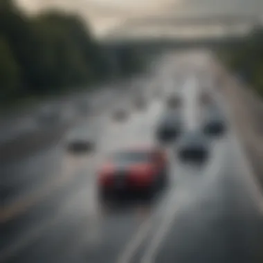 Exploring New Jersey's Diverse Driving Conditions A scenic view of New Jersey highways showcasing diverse driving conditions.