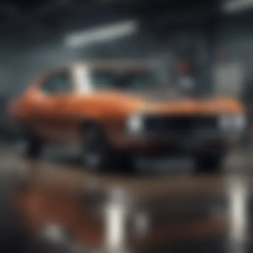 A pristine vehicle ready for sale showcasing its features.