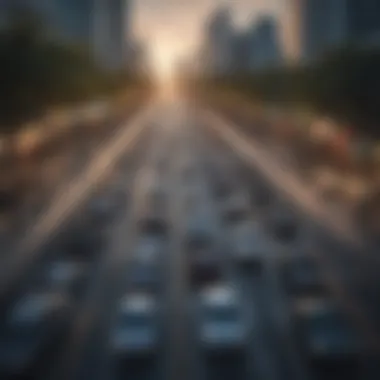 Traffic congestion in urban South Florida