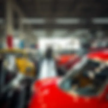 Negotiation at a vintage car dealership