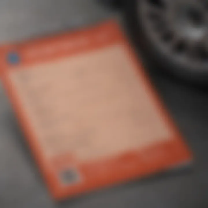 A checklist symbolizing the necessary steps to request a Motor Vehicle Record.