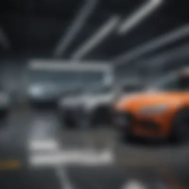 Exploring Replacement Options A selection of new vehicles at a dealership