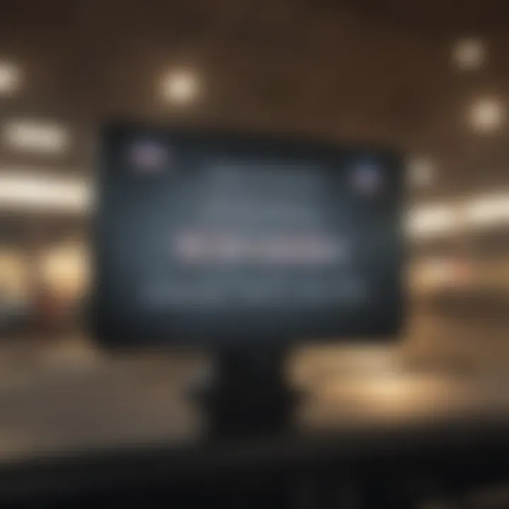 State regulations on vehicle registration displayed on a screen