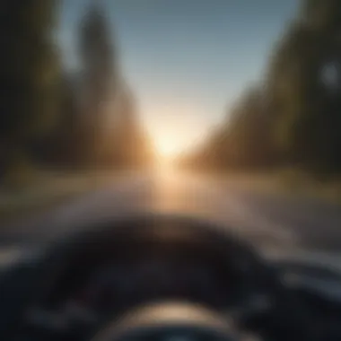 The Journey to Confidence Behind the Wheel An illustration of a gradual path leading back to driving confidence