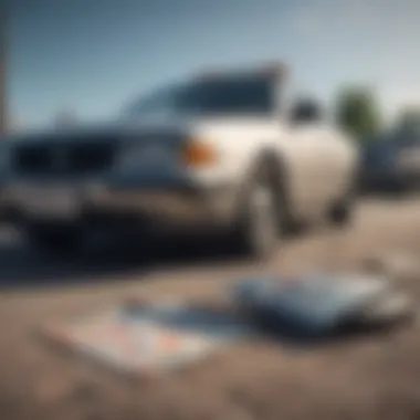 Consequences of Stolen License Plates Illustration of potential consequences of stolen license plates