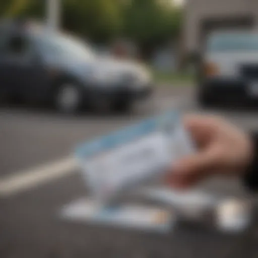 Person filing a report for a stolen license plate