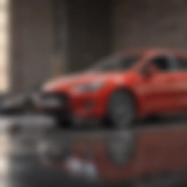 Graph showing pricing trends in car insurance market