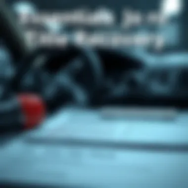 Document checklist for car title recovery