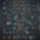 Aerial view of a car transport truck loaded with vehicles