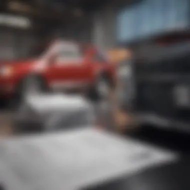 Essential Shipping Documents for Your Vehicle Close-up of vehicle shipping documents and insurance papers