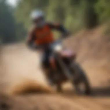 Understanding Safety Regulations in Dirt Bike Riding Rider studying road safety regulations for dirt biking