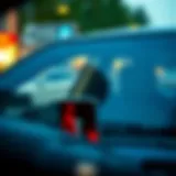 Illustration of on-demand car insurance features