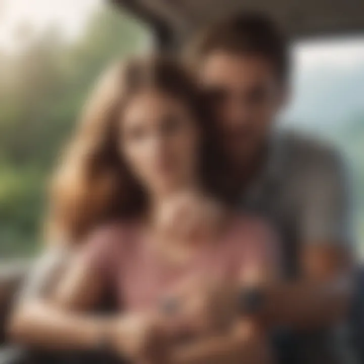 A conceptual image demonstrating the peace of mind that life insurance brings to families.
