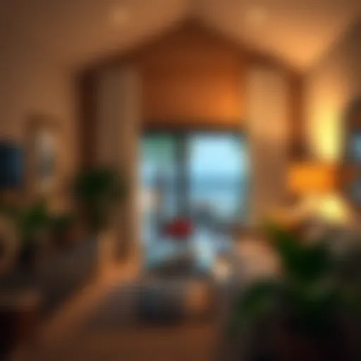 A serene vacation rental showcasing the cozy interiors that travelers would want to protect