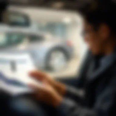 Understanding the Financial Aspects of Leasing A person analyzing financial documents related to car leasing