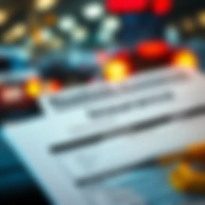 Roadside Assistance Insurance Documentation Insurance paperwork relevant to roadside assistance