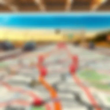 Toll Road Assistance Map Map showing toll roads and assistance locations