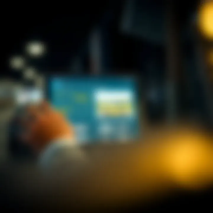 A person browsing online resources for vehicle history