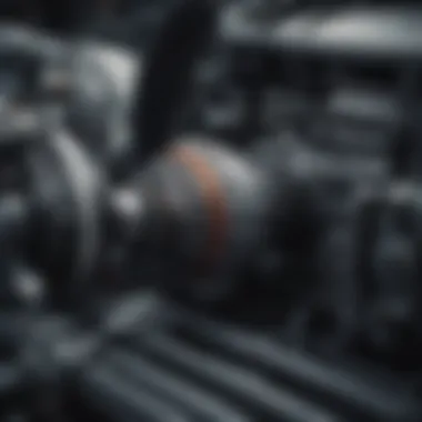 Understanding the Transmission System A close-up view of a car transmission system