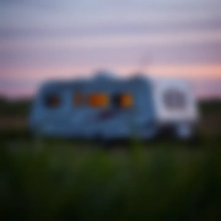 Camper Types and Towing Capacities A detailed infographic of various camper types and their towing capacities