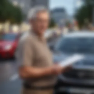 Navigating Rental Agreements for Senior Drivers Senior driver reviewing car rental policies