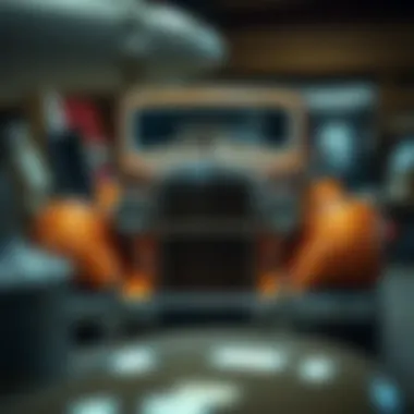 Antique car restoration showcasing VIN decoding