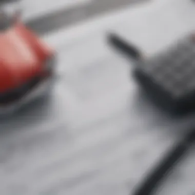 Understanding Auto Insurance Policies for High-Risk Drivers A close-up of a car insurance policy document with a calculator and pen.