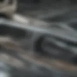 Detailed view of a boat's VIN number