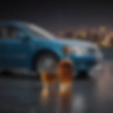 Graph showing car insurance premium trends after DUI