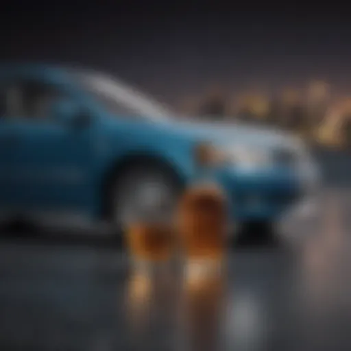 Graph showing car insurance premium trends after DUI
