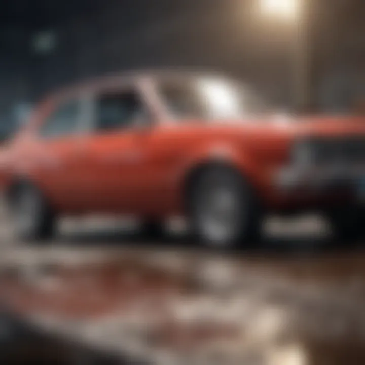 Illustration highlighting factors influencing car insurance premiums