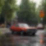Visual representation of car insurance risk assessment