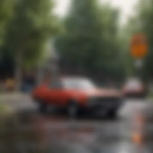 Visual representation of car insurance risk assessment