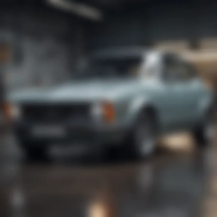 A variety of car models
