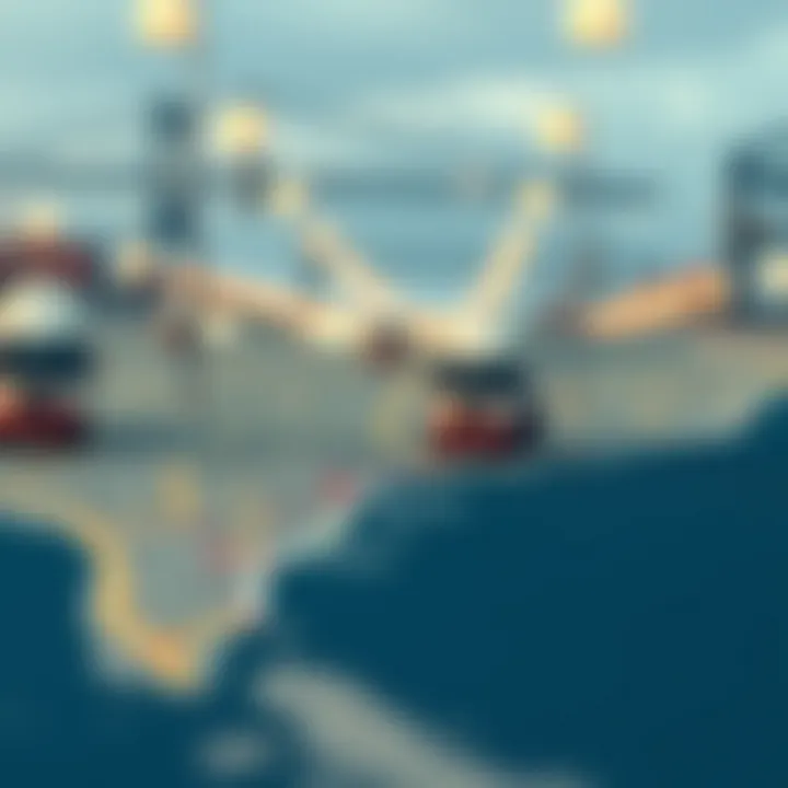Distance Impact on Shipping Fees Map highlighting the impact of distance on shipping fees
