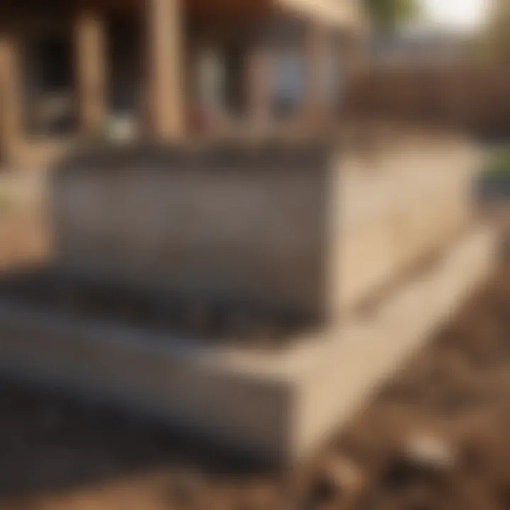 A detailed diagram illustrating dwelling foundation types