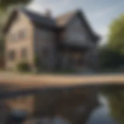 Visual representation of house leveling techniques