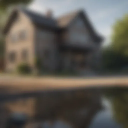 Visual representation of house leveling techniques