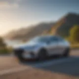 2020 Hyundai Elantra parked in a scenic location
