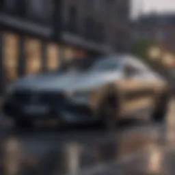 Mercedes vehicle showcasing dynamic design