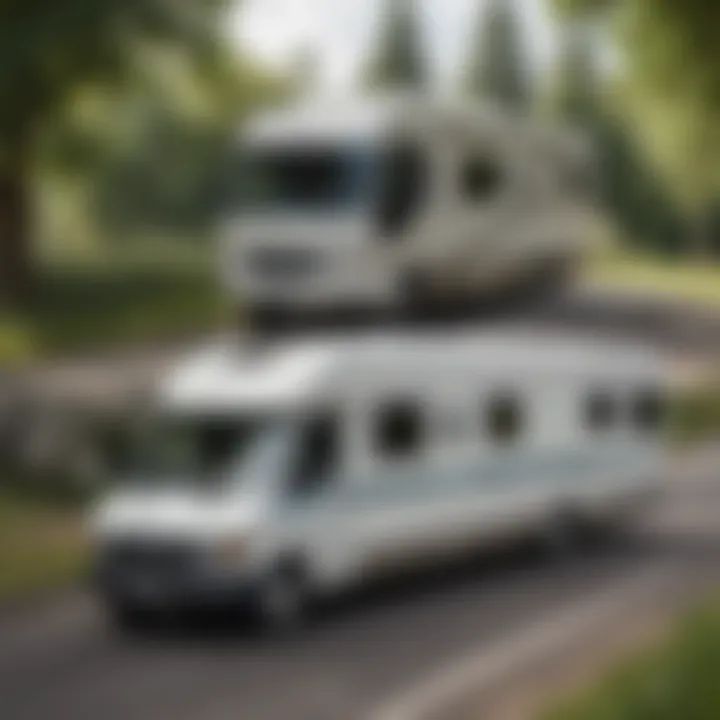 Infographic comparing standard vehicle insurance and motorhome insurance policies