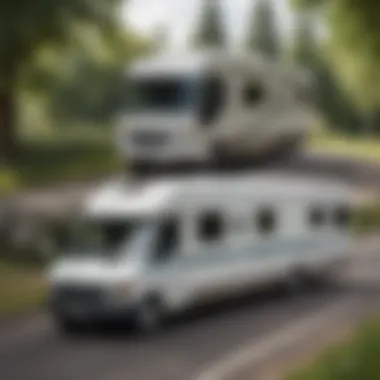 Comparison of Vehicle and Motorhome Insurance Infographic comparing standard vehicle insurance and motorhome insurance policies