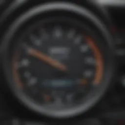 Keyless ignition system dashboard display