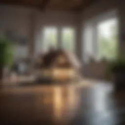 A conceptual illustration depicting the importance of mortgage insurance for homeowners.