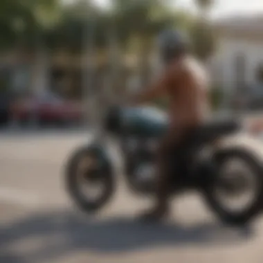 Choosing the Right Coverage for You A rider contemplating insurance coverage options