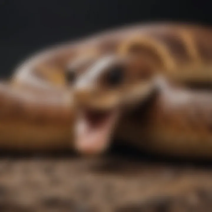Illustration of common snake health issues