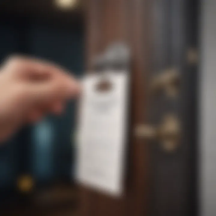A consumer reviewing locksmith service quotes.