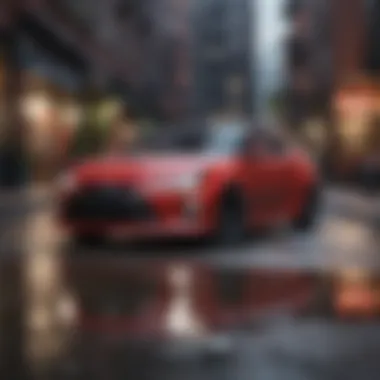 Scion TC in Urban Environment Scion TC parked in urban setting